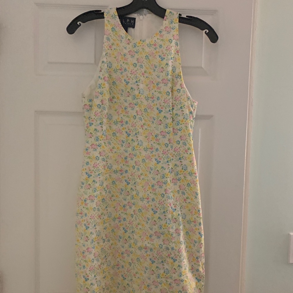 COPY - VINTAGE RALPH LAUREN floral mini tank dress